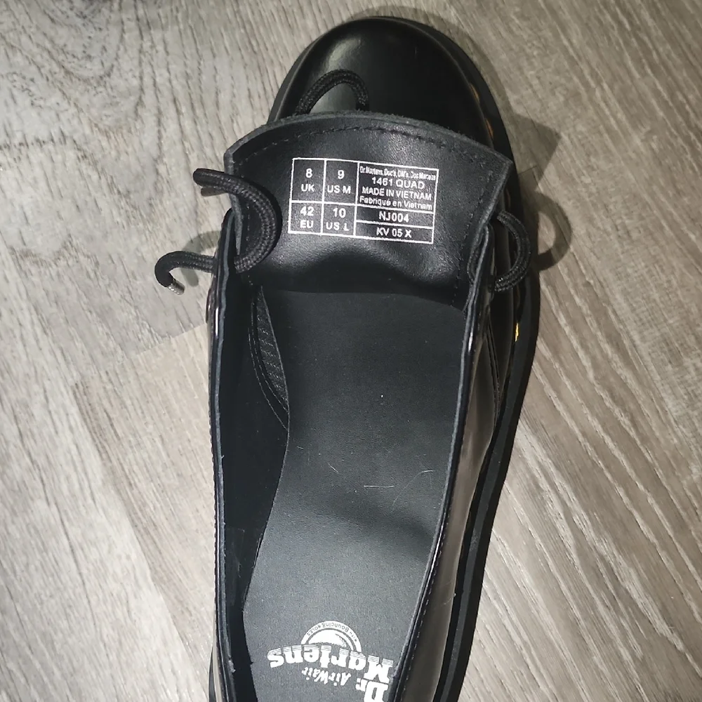 Dr. Martens Black Platform Oxfords - Picture 4 of 4